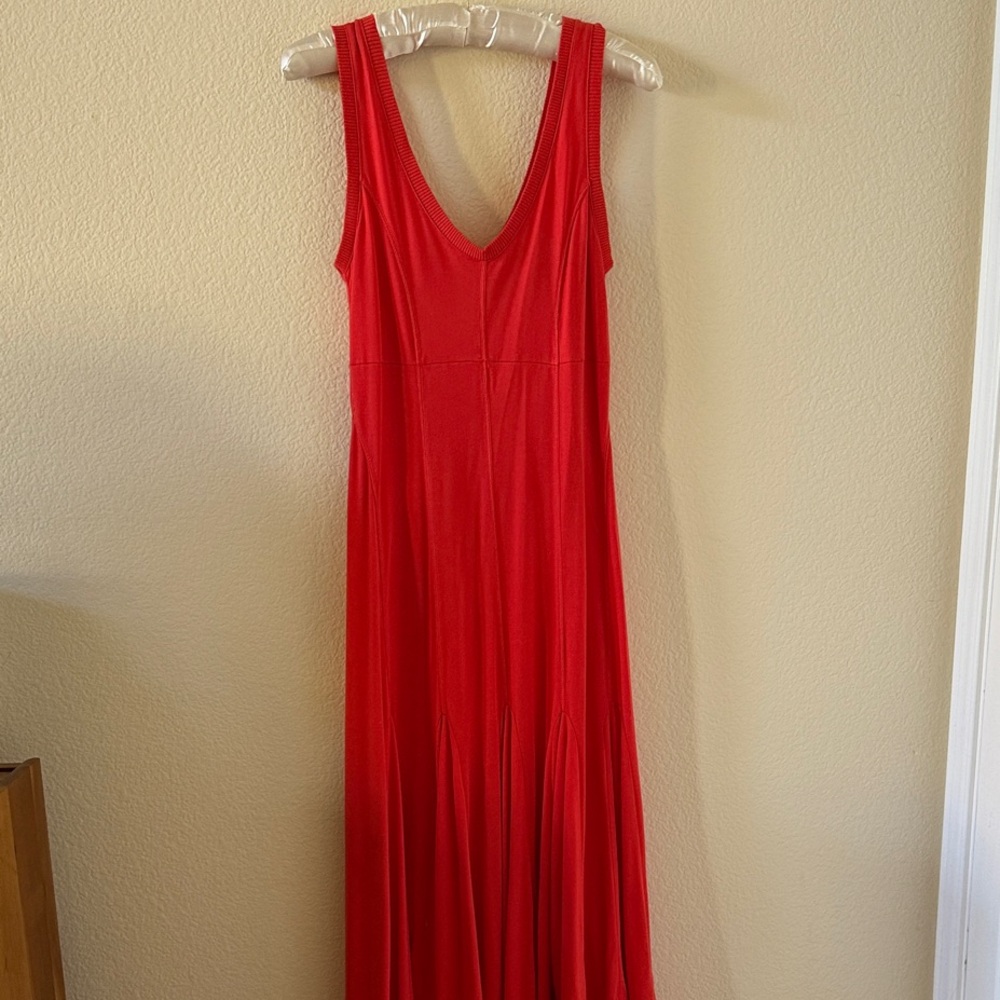 Maeve Vibrant Red Midi Dress